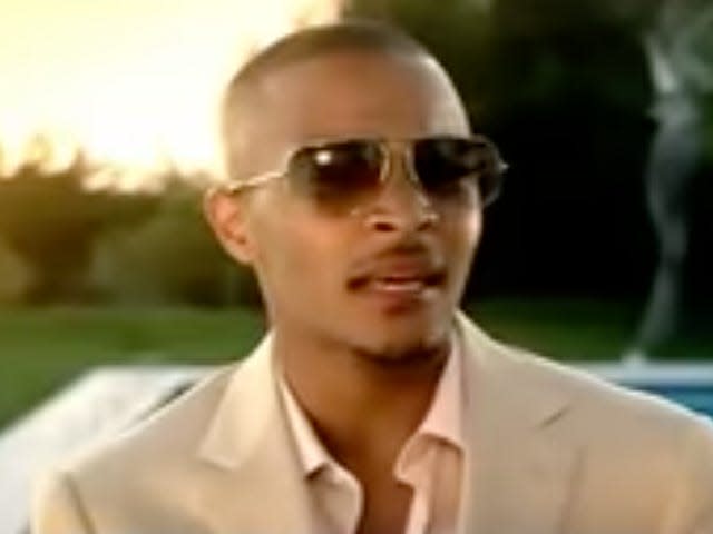 T.I. in his music video for "Whatever You Like."