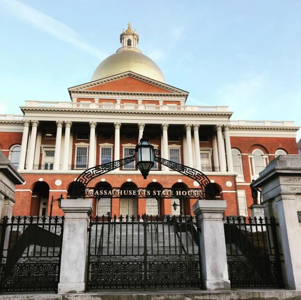 The Massachusetts State House in Boston.