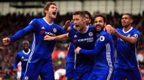 All the top-flight hapennings of the day, as Chelsea leave it late to go 13 points clear at the top of the Premier League