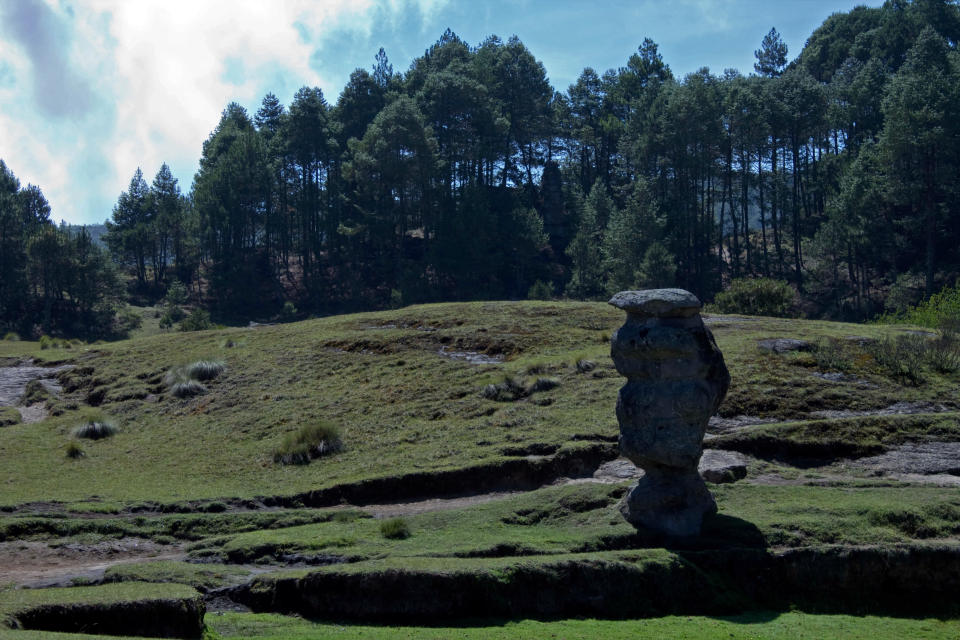 El valle de las Piedras Encimadas llama la atención por sus curiosas formaciones rocosas. Foto: Getty Images