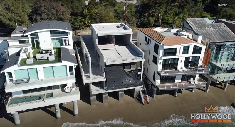 Reportedly a photo of Kanye West’s Malibu home - Photo: <a class="link " href="https://www.youtube.com/watch?v=Q3EdCz_5fRE" rel="nofollow noopener" target="_blank" data-ylk="slk:Hollywood Pipeline/Youtube;elm:context_link;itc:0;sec:content-canvas">Hollywood Pipeline/Youtube</a>