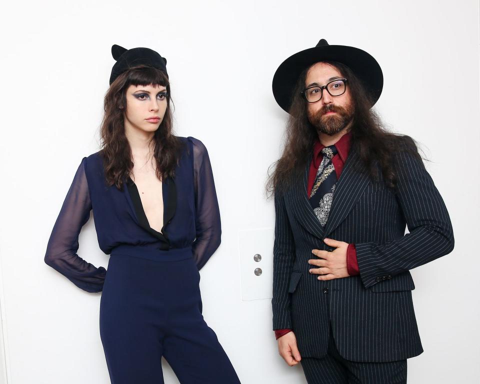 Charlotte Kemp Muhl and Sean Lennon