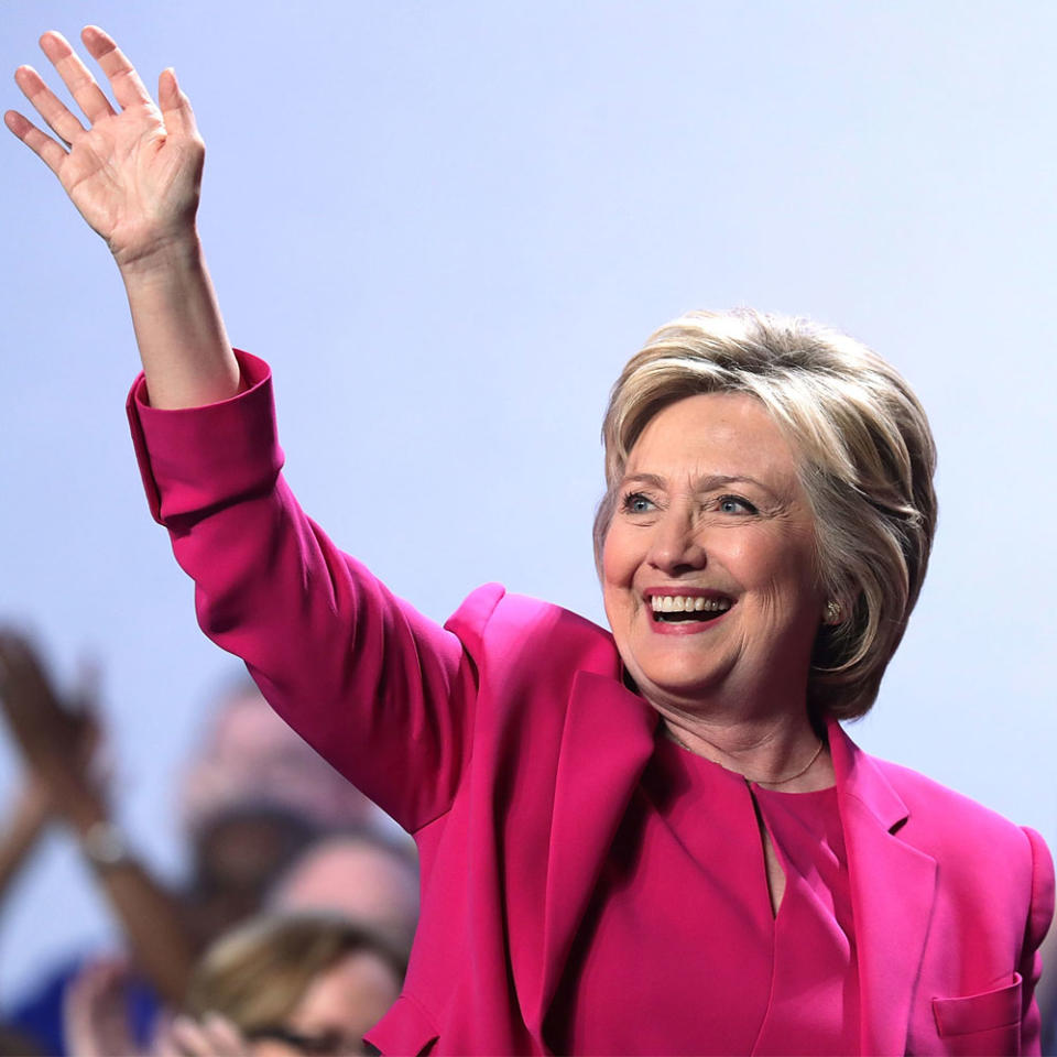 Hillary Clinton Ditched Her Pantsuit For This Unexpected Piece