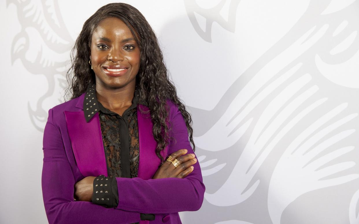 Eniola Aluko poses for a portrait as she is unveiled as the Sporting Director of Aston Villa Women, at Bodymoor Heath  - Neville Williams/Aston Villa FC via Getty Images