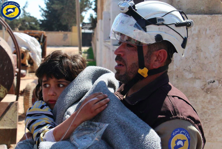 The chemical weapons incident in Syria last week left 89 people dead (Rex)