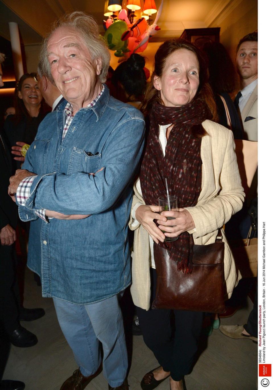 Michael Gambon and Philippa Hart (Richard Young/Shutterstock)