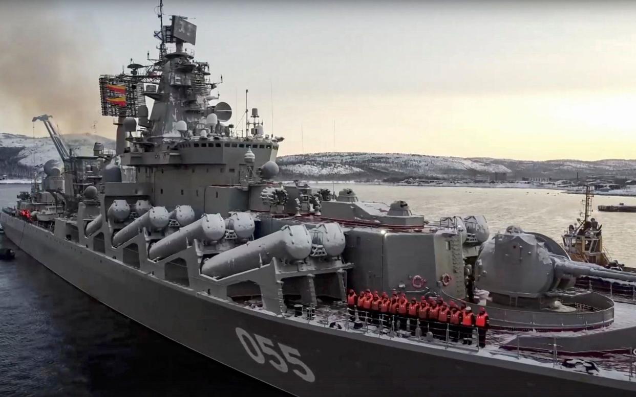 Russian warship Marshal Ustinov is part of the threat facing Nato in the Arctic