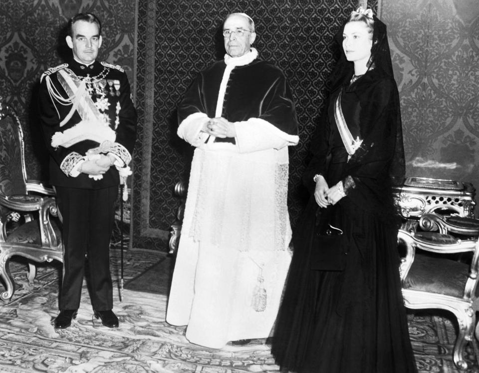 Charlene's&nbsp;late mother-in-law Princess Grace, who was raised Catholic and married into the same Catholic monarchy, never received the privilege. She met Pope Pius XII in 1957 in formal black&nbsp;before she and Prince Ranier prayed at three different altars at&nbsp;the Vatican. Different times, we guess?&nbsp;