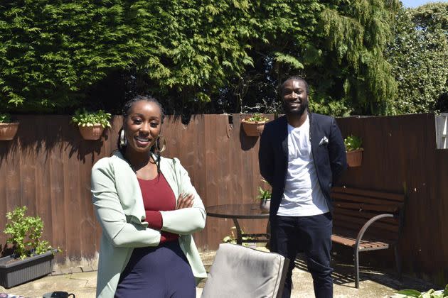 Scarlette Douglas with her brother Stuart. (Photo: Channel 4)