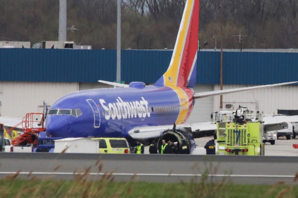 SouthWest Airlines Flight 1380 experienced 'engine failure'. Photo: Getty