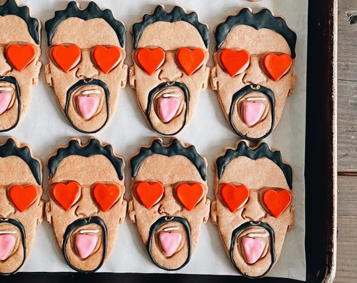 Cookies for your reggaetón-loving heart: Bad Bunny tribute treats at Parlour Vegan Bakery.