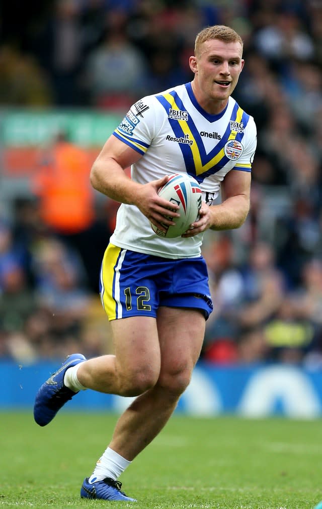 Warrington's Jack Hughes has recovered from the surgery that saw him miss the start of the season