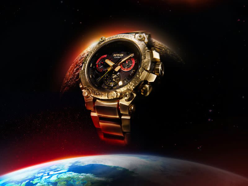 ▲G-SHOCK玉兔生肖錶MTG-B3000CX-9A，建議售價NT$38,500。（圖／台灣卡西歐提供）