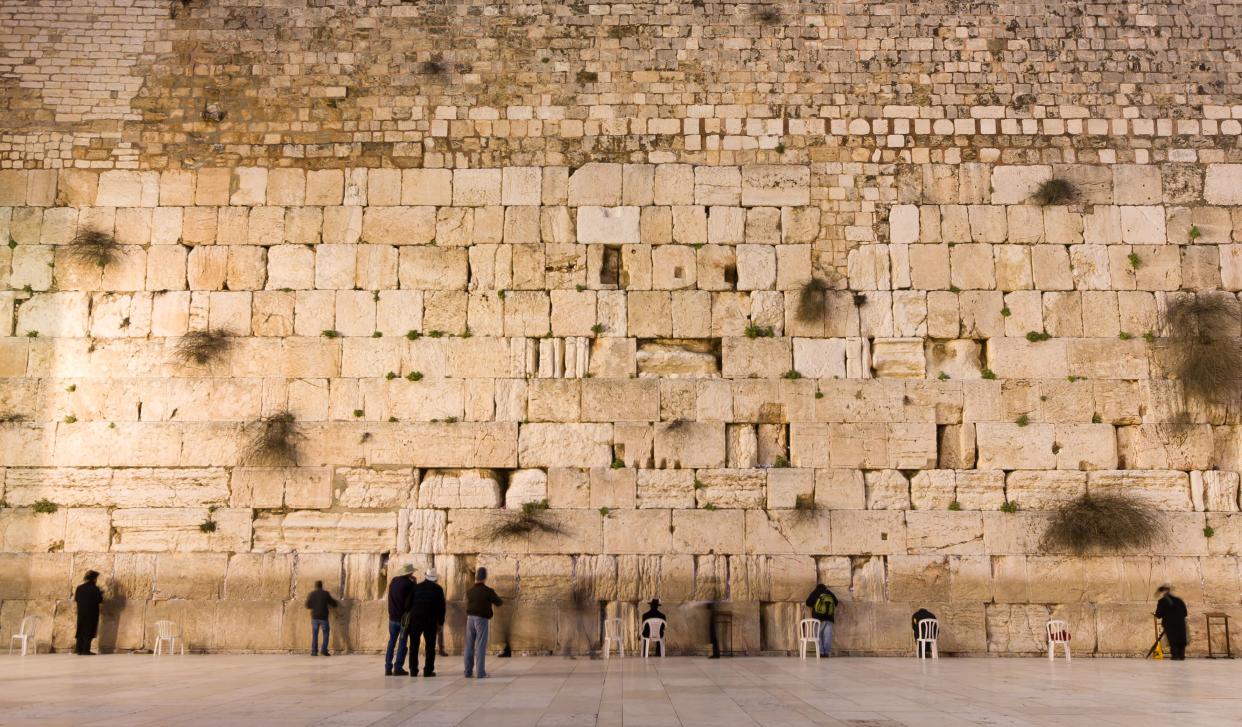 western wall in Jerusalem