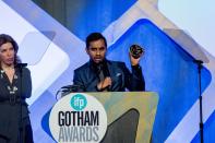 <p>Aziz Ansari attends the 26th Annual Gotham Independent Film Awards. (Photo by Roy Rochlin/FilmMagic) </p>