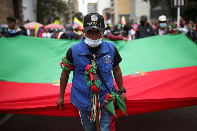 Protest against President Ivan Duque's policies