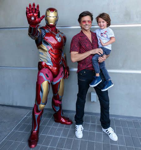 Sean Teegarden/Disneyland Resort John Stamos with his son Billy