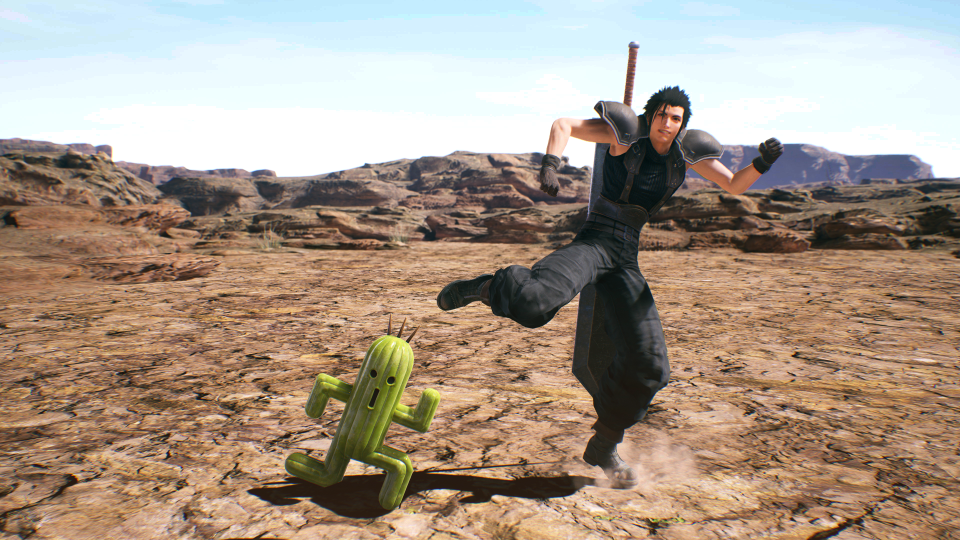 The janky dance. [Image courtesy of Square Enix]