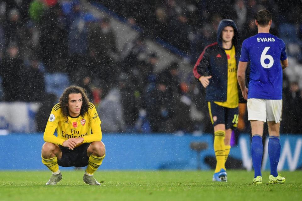 Matteo Guendouzi reflects on Arsenal's defeat  Photo: Getty Images