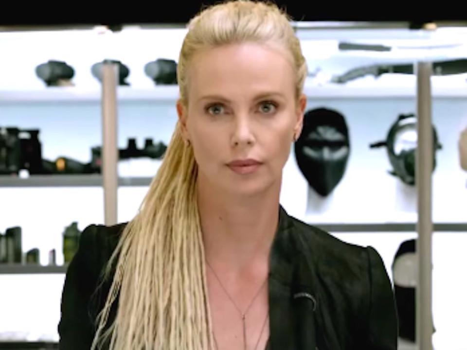 Charlize Theron in ‘Fast and Furious’ (YouTube)