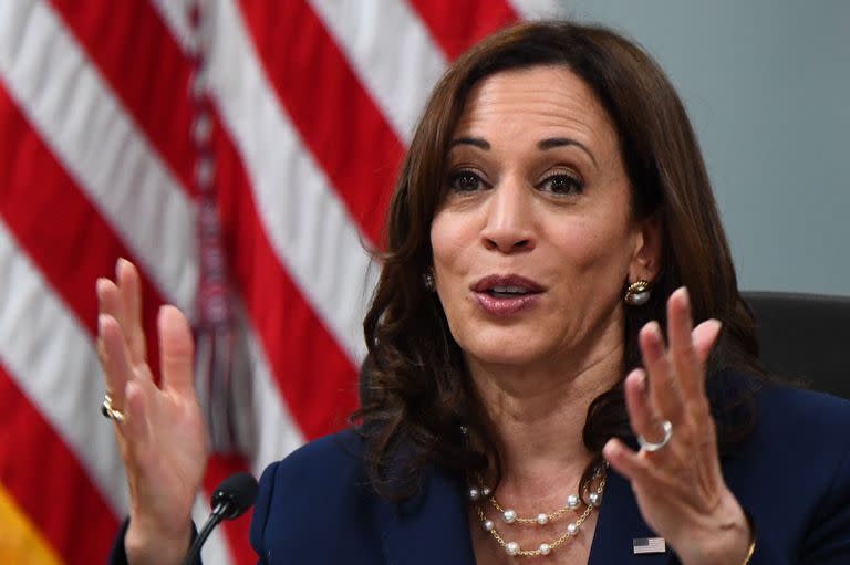 Kamala Harris. (Photo by Patrick T. FALLON / AFP)