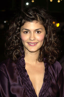 Audrey Tautou at the Beverly Hills premiere of Miramax Zoe's Amelie