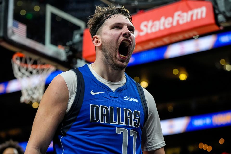 Luka Doncic scored 73 points against the Hawks, tied for the fourth-most in one game in NBA history.