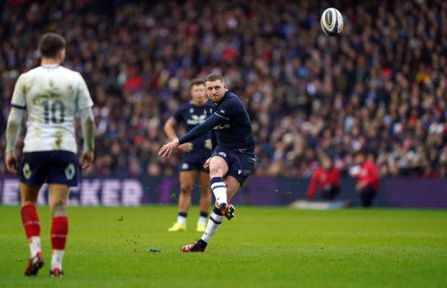 Finn Russell kept the scoreboard ticking over for Scotland