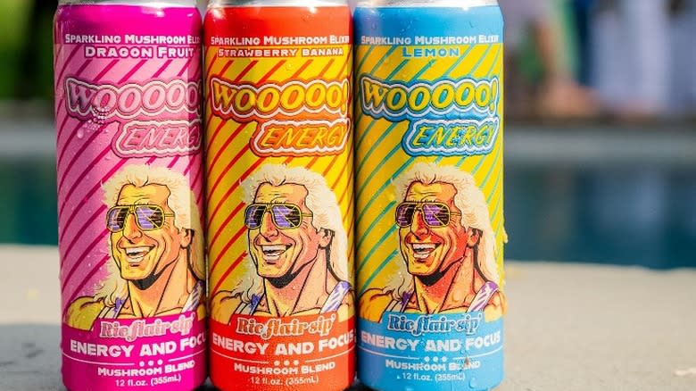 Cans of Wooooo Energy drink