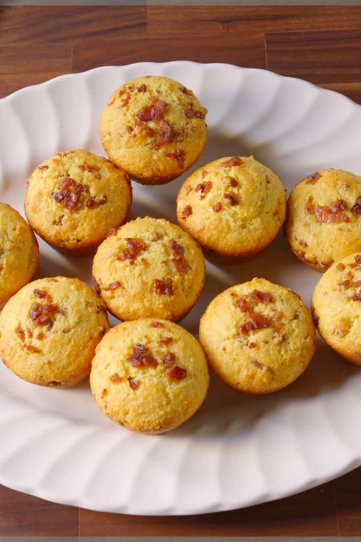 Maple Bacon Corn Muffins