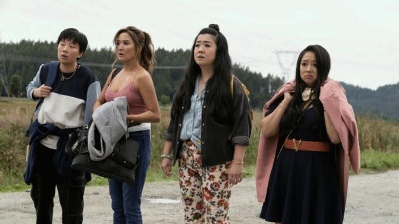 Sabrina Wu, Ashley Park, Sherry Cola and Stephanie Hsu in Joy Ride