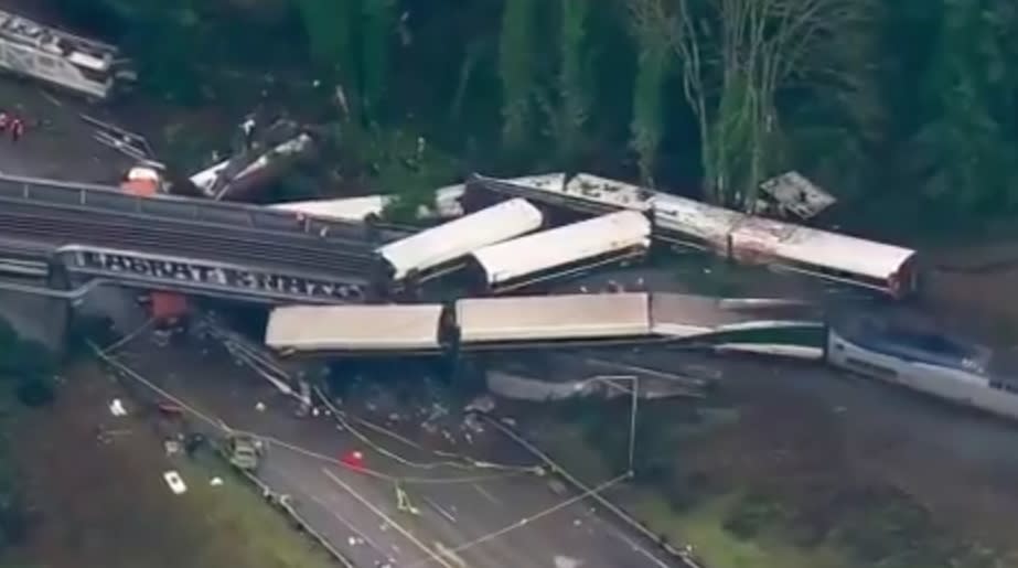 There’s been a deadly Amtrak crash in Washington state