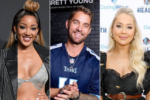 <p>Koury Angelo/Getty Images; Axelle/Bauer-Griffin/FilmMagic; Jason Kempin/Getty </p> Mickey Guyton; Brett Young; RaeLynn