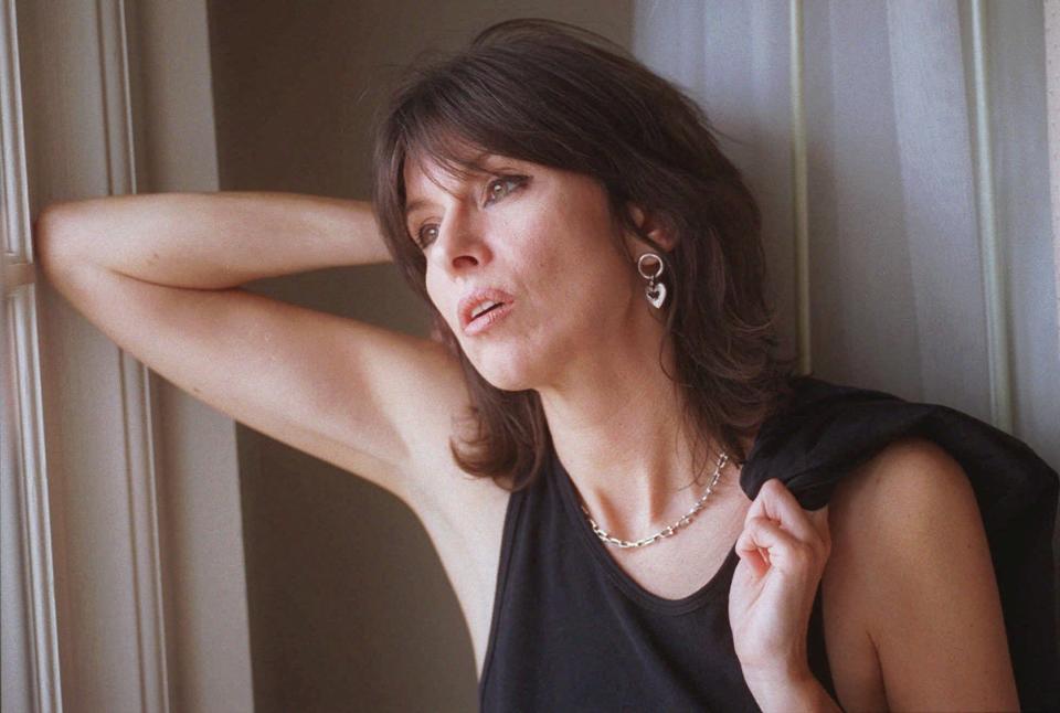 Chrissie Hynde, lead singer of The Pretenders, is shown in this October 1995 file photo.