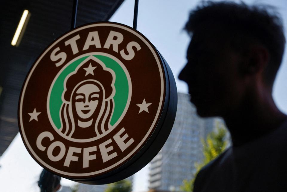 Eine Filiale von Stars Coffee in Moskau, Russland, 18. August 2022. - Copyright: REUTERS/Maxim Shemetov/File Photo