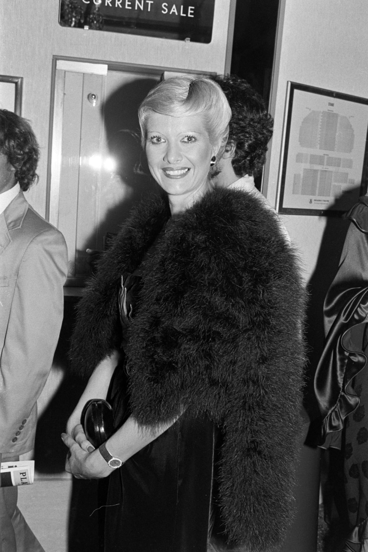 Ivana Trump attends a party, celebrating the first New York preview of stage musical “Evita” in 1979. - Credit: WWD