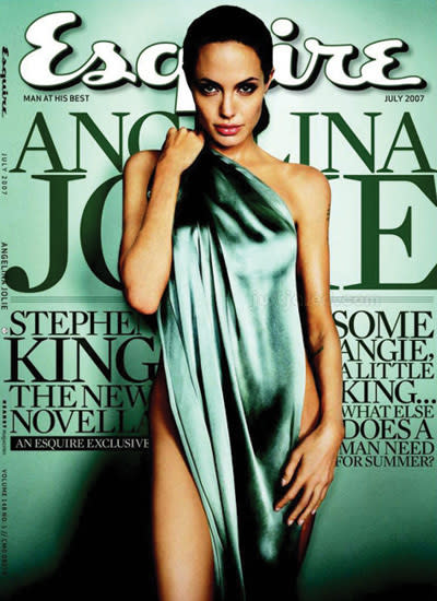 Angelina Jolie for Esquire Magazine: Little over a year after giving birth to her first biological child, Shiloh Jolie-Pitt, Angelina evoked memories of her 'Tomb Raider' days when she posed nude for Esquire. All our love and support went out to Ange following her announcement that she had sought to prevent cancer through a double mastectomy.