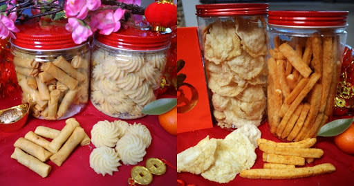 cny - tins of snacks