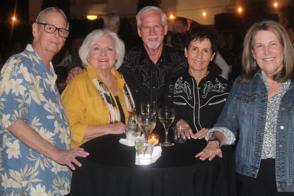 Joe and Nancy Hayes, Paul and Annie Klein and Helen McEnerney attend The Family YMCA of the Desert’s 36th annual Hoedown in Paradise, Nov. 4, 2023.