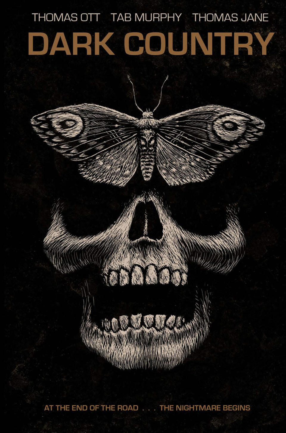 This image provided by Raw Studios shows the cover of the graphic novel "Dark Country." Raw Studios, founded by actor and comic book writer Thomas Jane and artist Tim Bradstreet, are taking their titles digital, partnering with Comixology to make them available online, on tablets, PCs and smartphones. The publishers' "Dark Country," a graphic novel, is being released Wednesday, May 30, 2012. (AP Photo/Raw Studios)