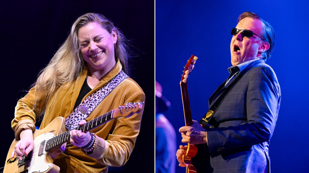  Joanne Shaw Taylor and (the real) Joe Bonamassa. 