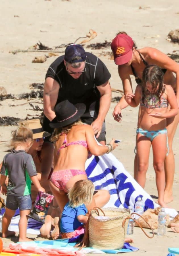 Matt Damon's family beach holiday took a turn for the worse last year as his youngest daughter suffered a jellyfish sting. Source: Media-Mode