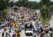 Colombians take to the streets to kick off third week of anti-government protests, in Cali