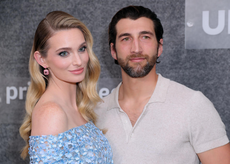 Allegra Edwards and Clayton Snyder on the red carpet