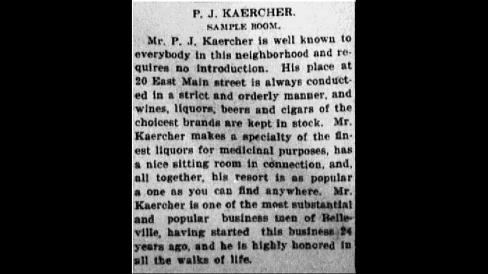 News clipping from the Daily News-Democrat, Jan. 29, 1901