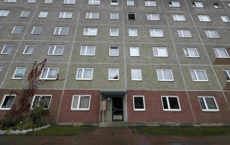 A picture shows a building, that also serves as an accommodation facility for refugees and was searched by German police on Tuesday, in the village of Suhl, Germany, October 25, 2016. REUTERS/Kai Pfaffenbach