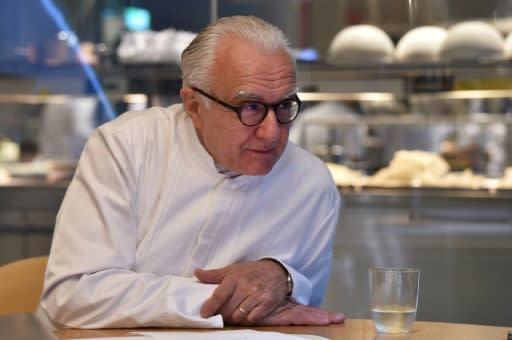 The 62-year-old is arguably the doyen of France's "grande cuisine"