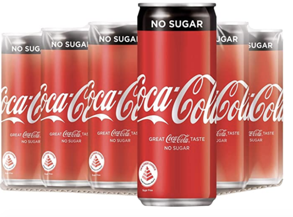 Coca-Cola No Sugar, 320ml. (PHOTO: Amazon)