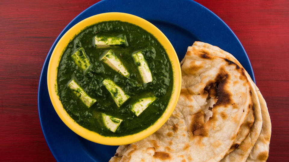 Indian food, palak paneer