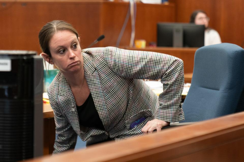 A judge acted unconstitutionally when he sealed the case file entirely for a civil suit over a Kansas Turnpike crash that killed three Topeka Girl Scouts, contends an attorney who maintains a First Amendment-focused law practice. Motorist Amber Peery, who faces criminal charges that include three counts of involuntary manslaughter, is shown during her preliminary hearing in Shawnee County District Court.